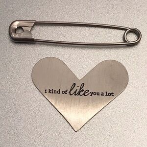 Origami Owl LARGE heart plate for LARGE heart locket